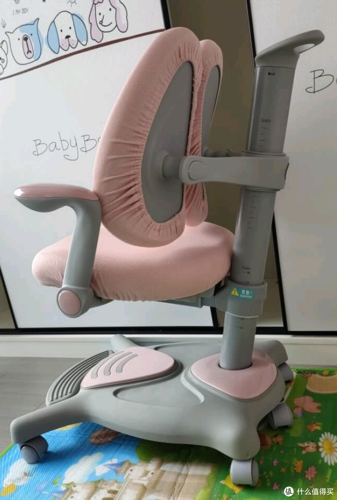 京东京造 乳胶坐垫 儿童学习椅 学生椅 儿童椅子 儿童座椅 儿童写字椅蓝
