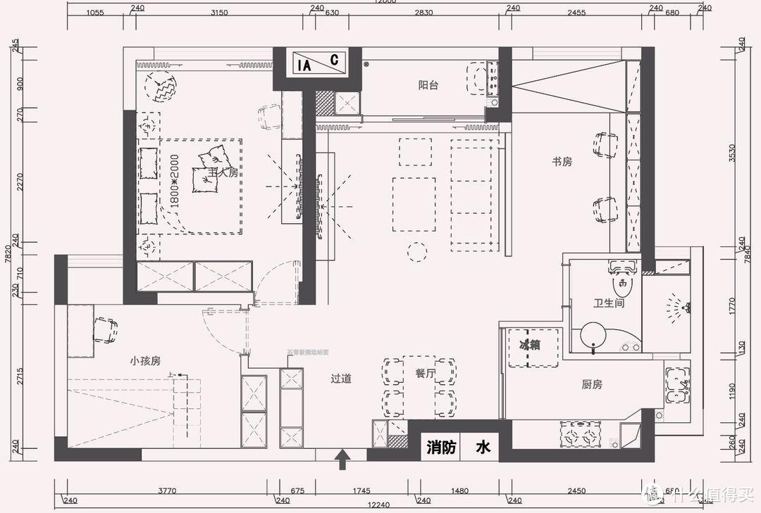 89平三居室新房，进门鞋柜太满意，这么装漂亮又省空间，晒晒