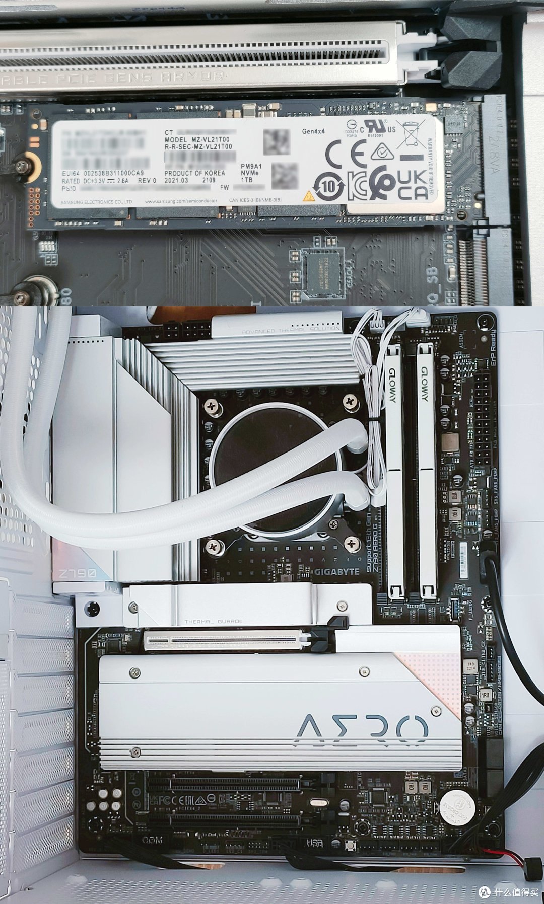 i5-13600K+Z790 AERO G主板+天策D5-6000内存+A770 FLUX搭载纯白系“小海景房”装机体验