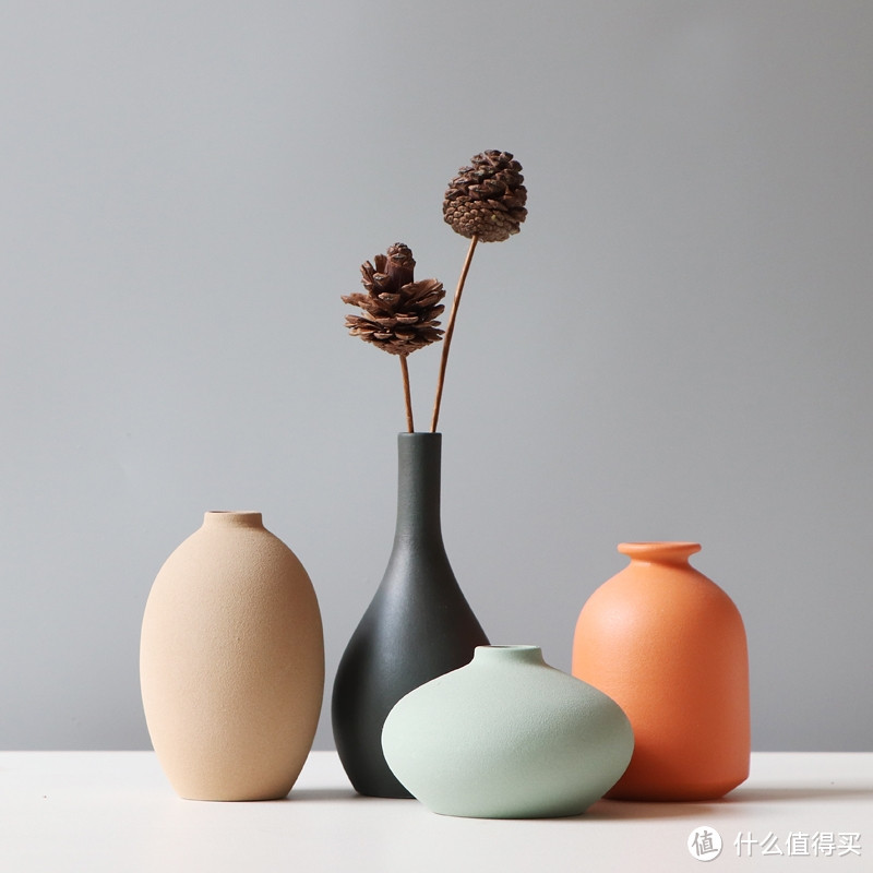好物分享篇：莫兰迪色北欧风格创意陶瓷花瓶摆饰