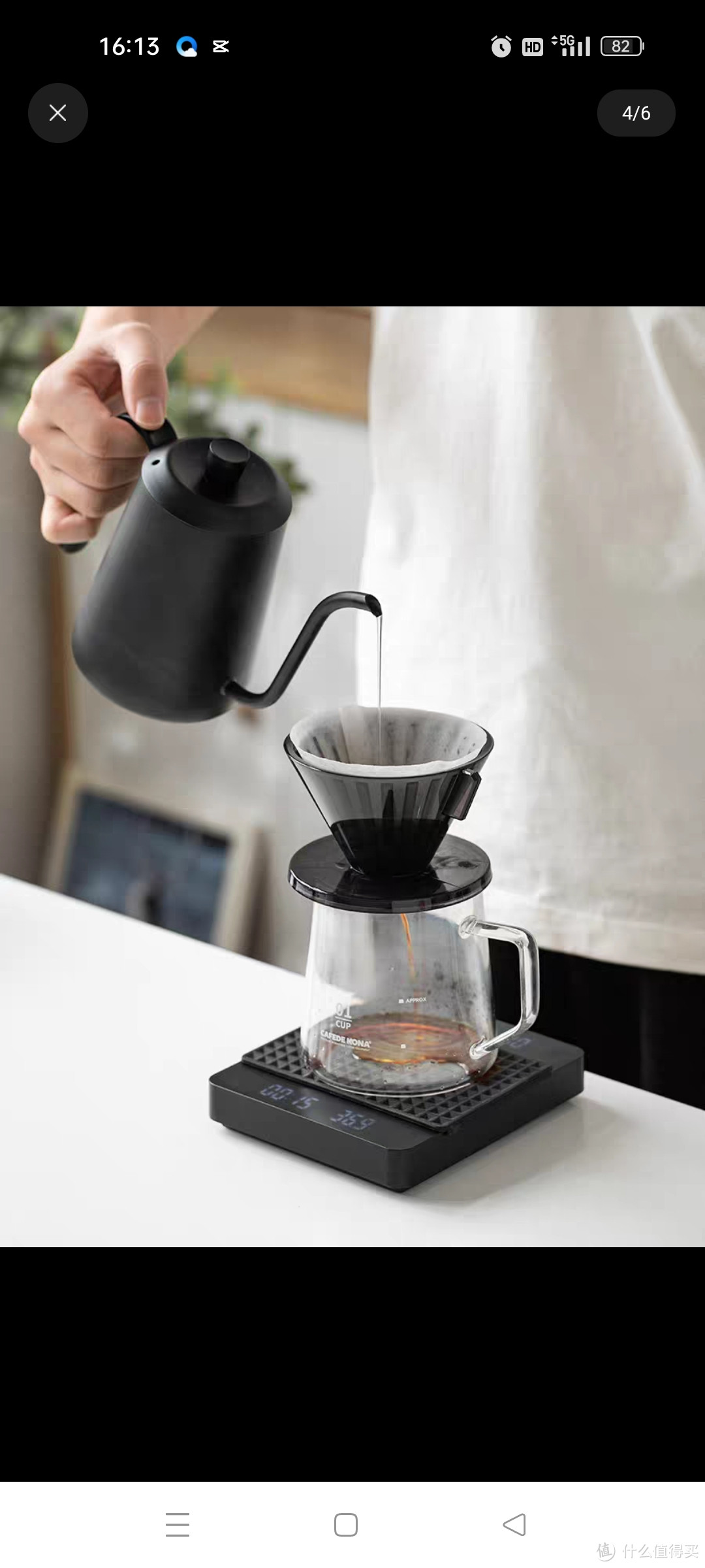 CAFEDE KONA盒器生财手冲咖啡礼盒套装磨豆机手冲壶家用咖啡器具