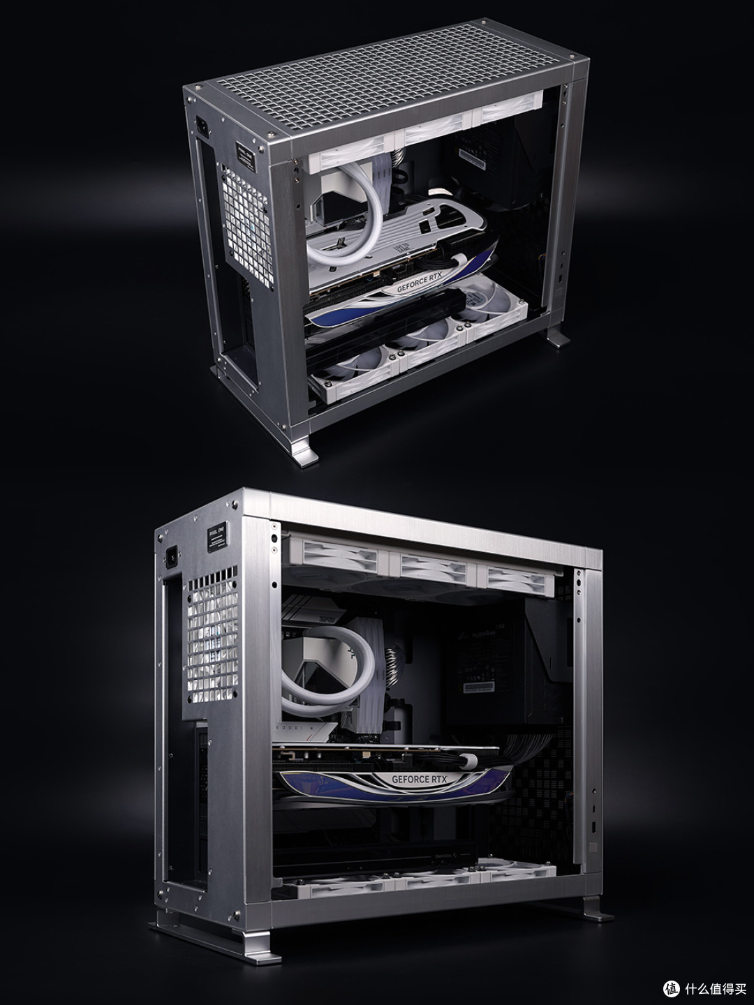 13700K/Z790 EDGE/RTX4080 AMP,Abee Pixel One 银白黑装机展示