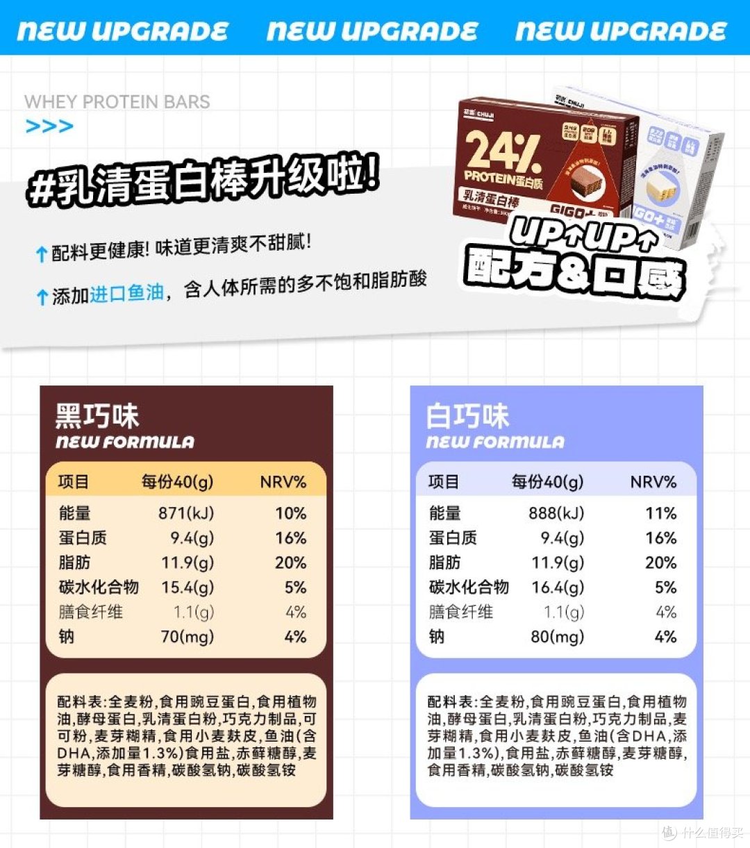 代餐能量棒，黑巧克力味乳清蛋白棒