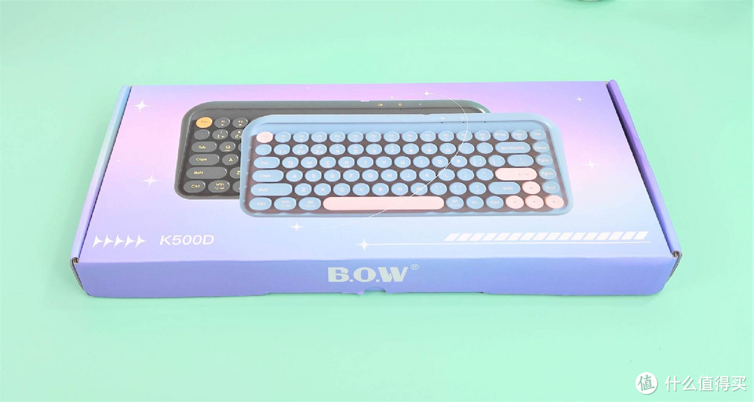 B.O.W K500D无线键盘，支持多设备共联+超高颜值，弹指之间更愉悦