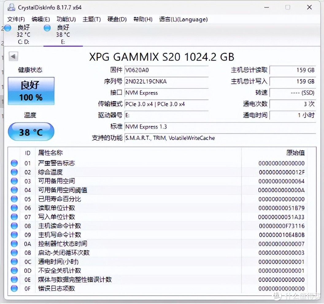 售价比机械硬盘还低？QLC SSD靠谱？ XPG 翼龙S20实测体验!