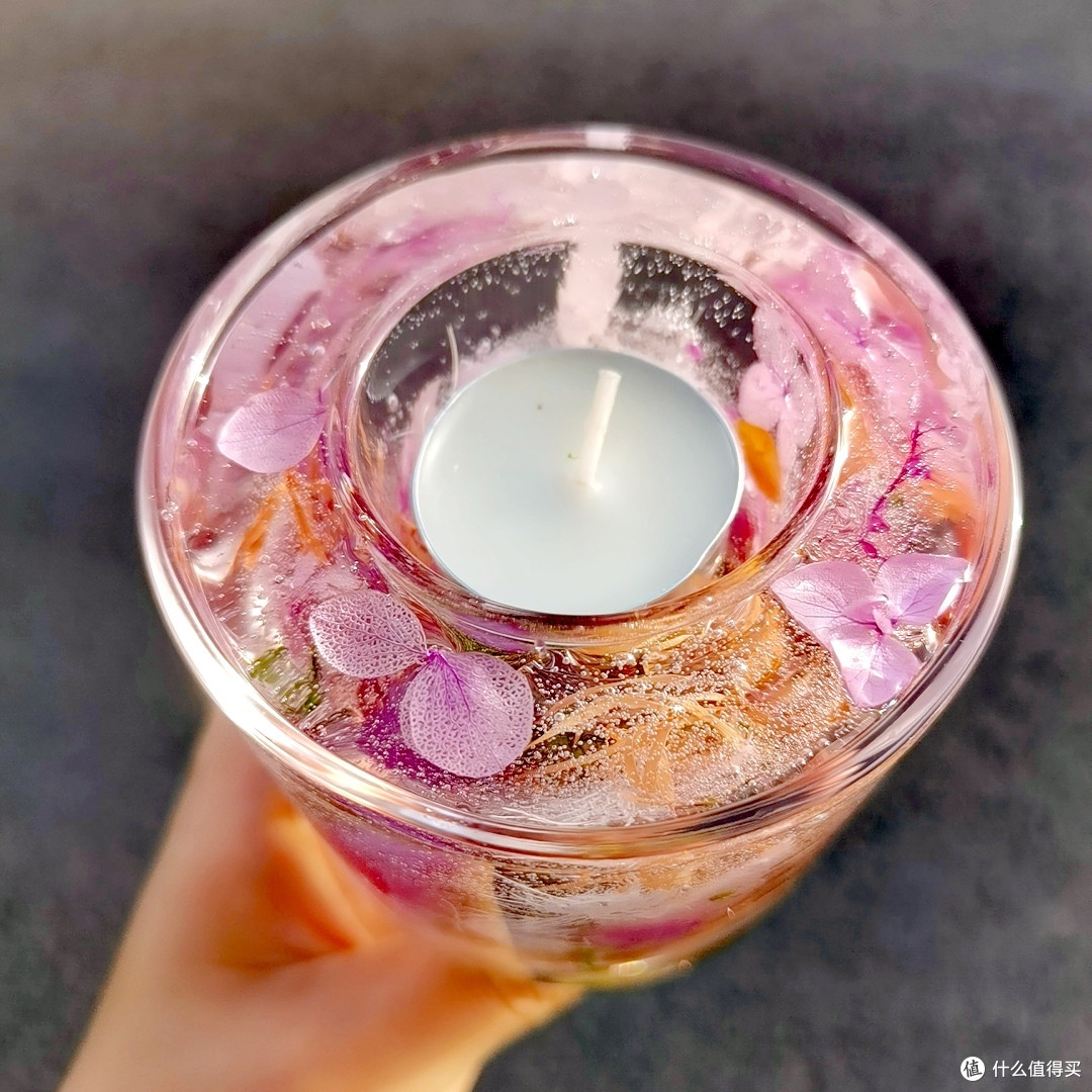 🌸手工新作|水晶果冻花烛台🌸