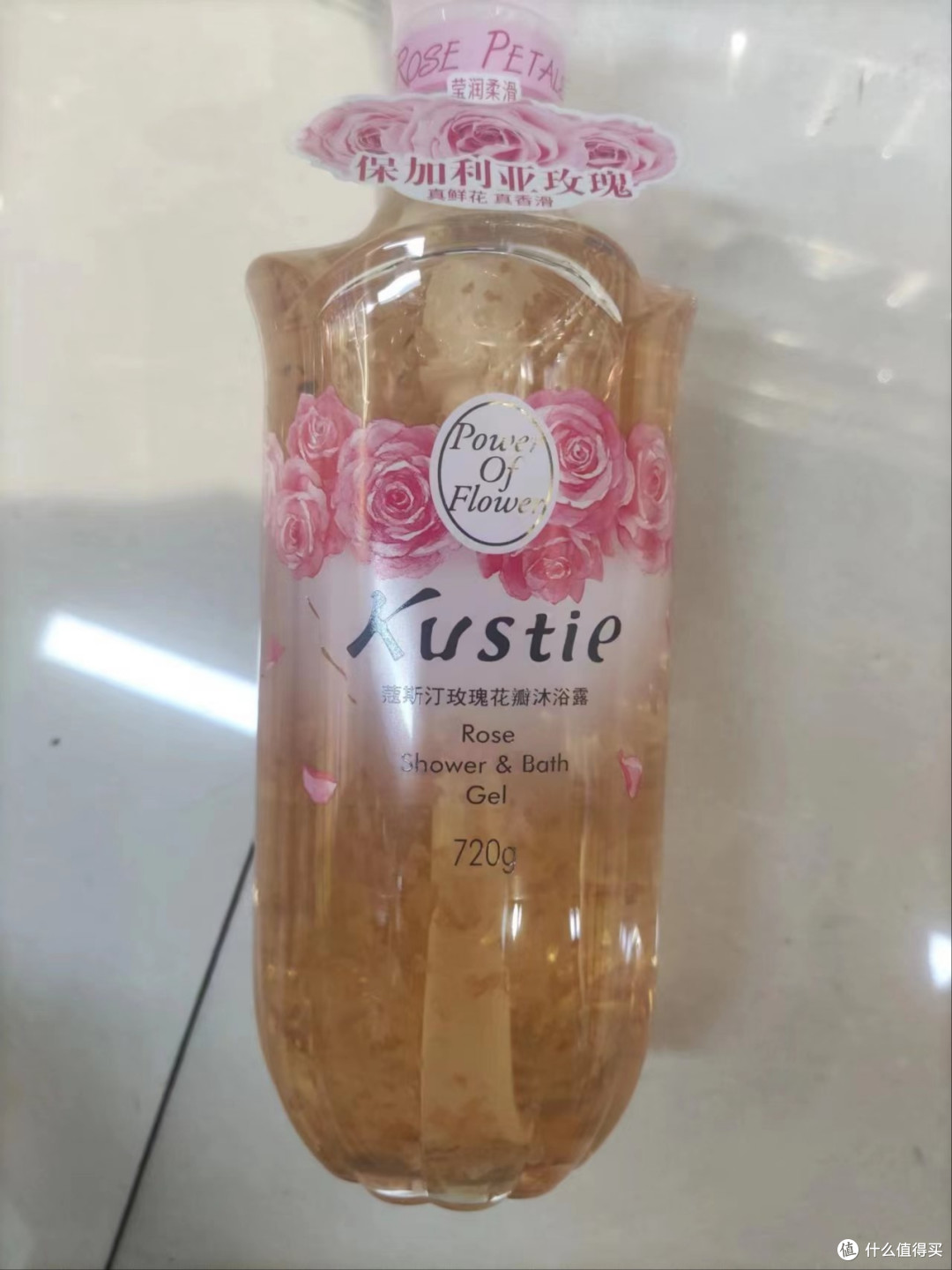 现在的沐浴露居然还带真花