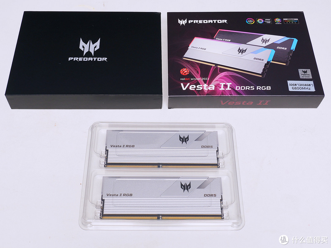 稳稳超到7400 C32！宏碁掠夺者 Vesta II DDR5-6800 CL32 16GB×2套装上手体验