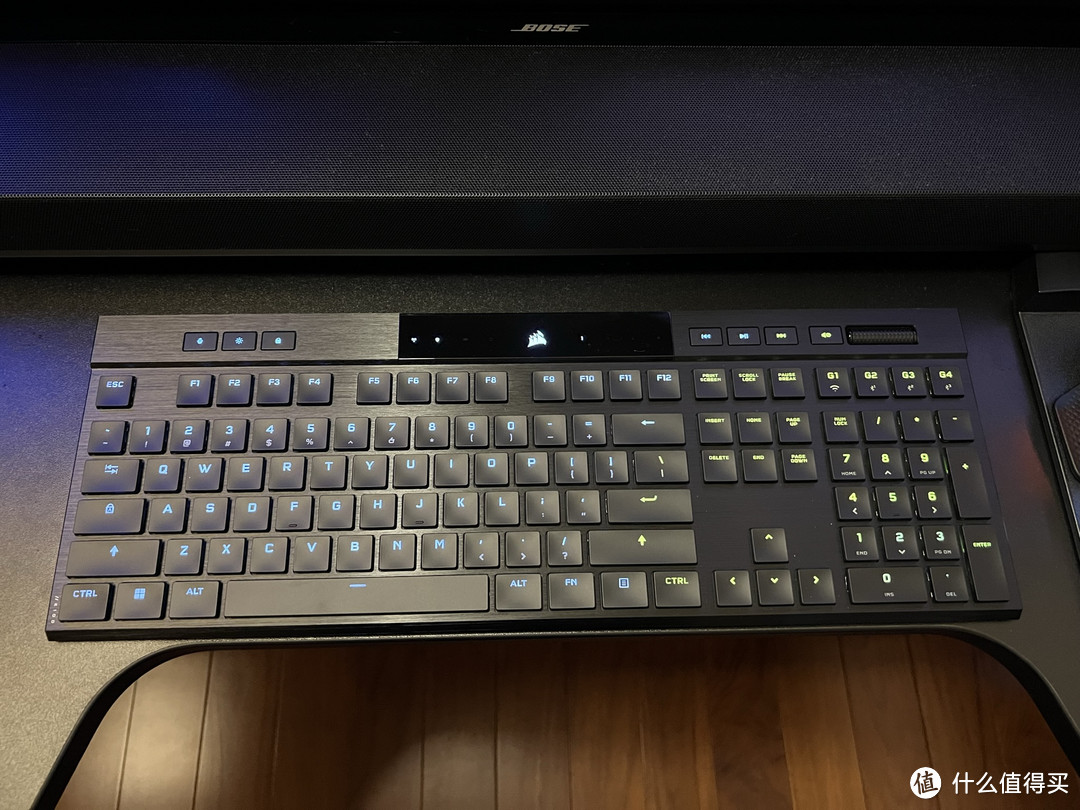 海盗船CORSAIR K100 AIR无线机械键盘开箱