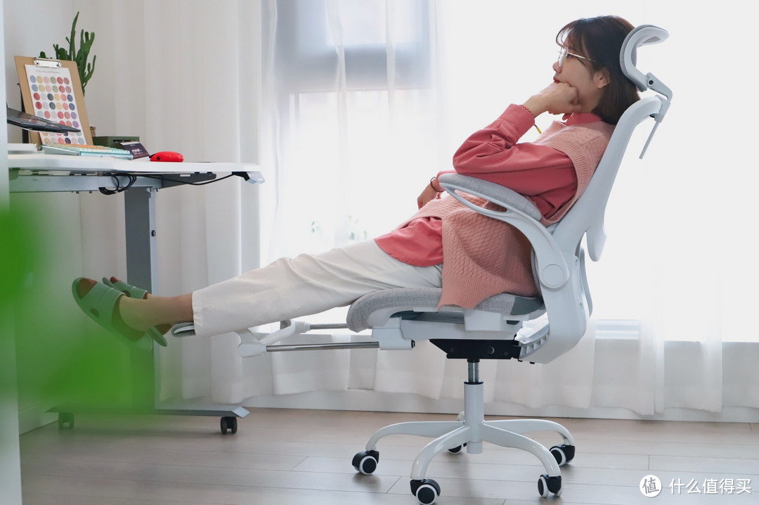 专为女性定制，护脊护腰坐躺皆宜，永艺人体工学MISS女性椅