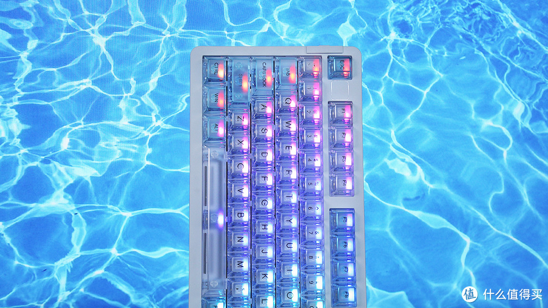 通透水润，达尔优A98水透版三模机械键盘简评