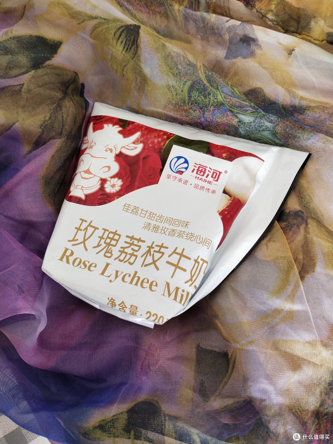 每天早上来一个玫瑰荔枝的天津海河牛奶,这可真棒。