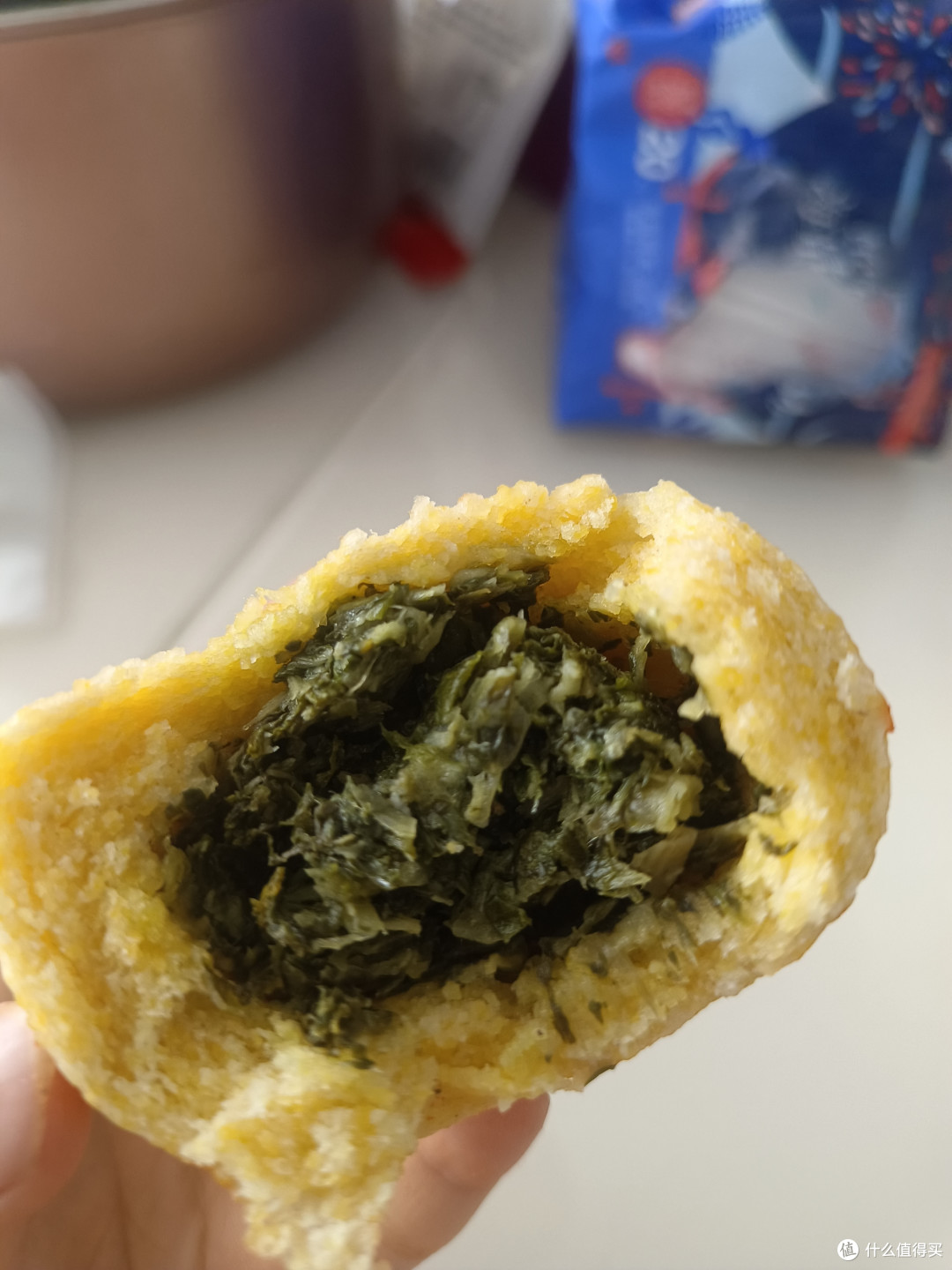 这个芥菜团子也太好吃了吧！