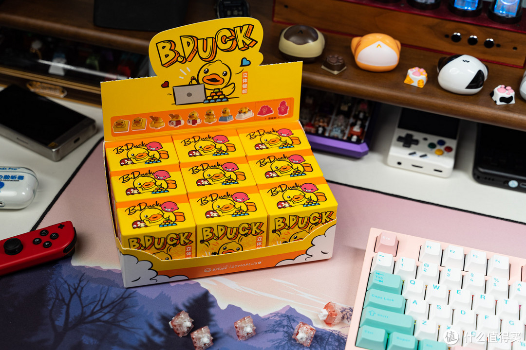嘎嘎嘎!!可爱进行到底-ZOMO x B.Duck 键帽盲盒
