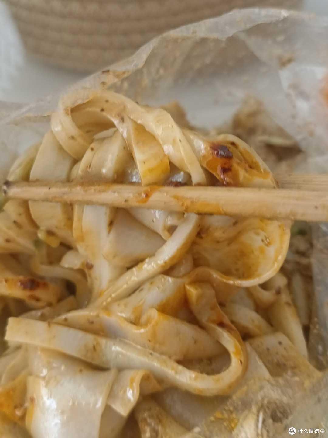分享今日午餐!两掺面皮也太香了!
