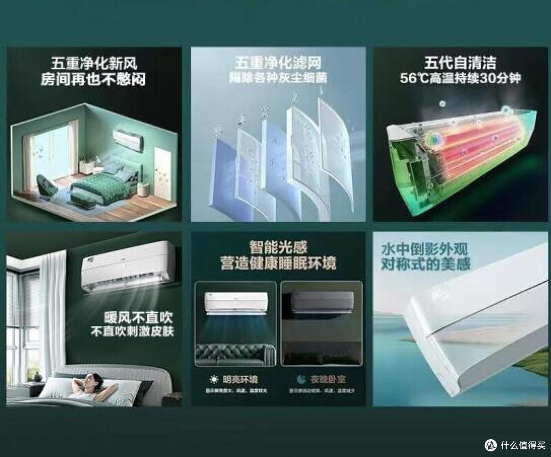 海尔新风空调,不开窗室内也有干净新鲜的空气啦!