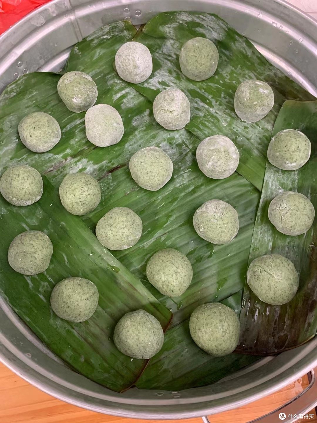 自己做青团,非常的好吃