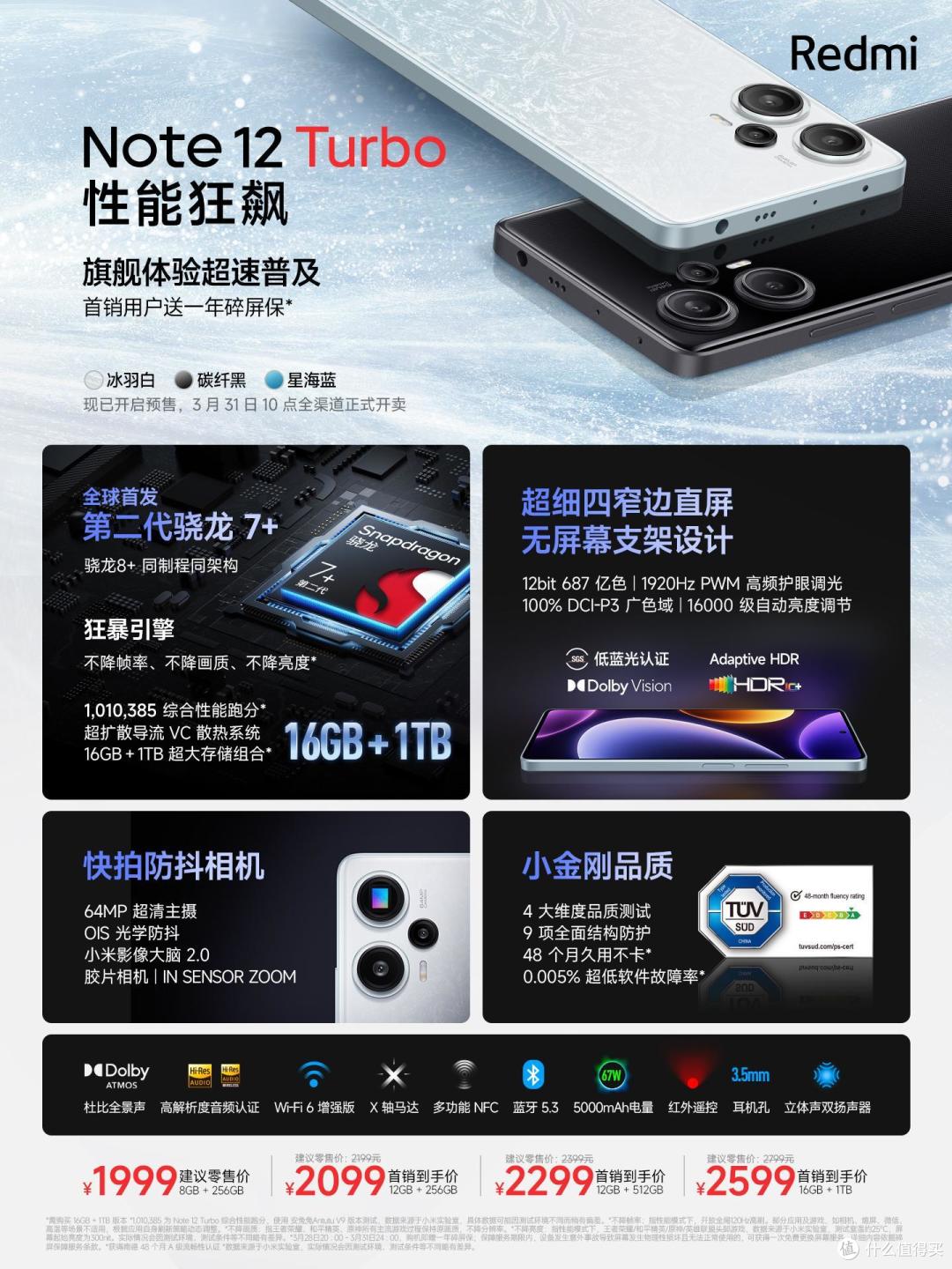红米Note12Turbo发布，雷军终于扬眉吐气，以一敌二大依然获全胜
