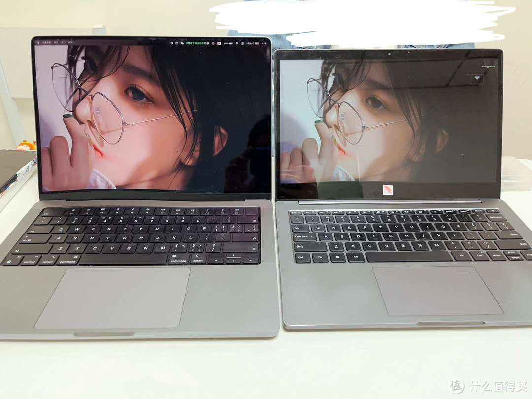 小米和mac屏幕对比