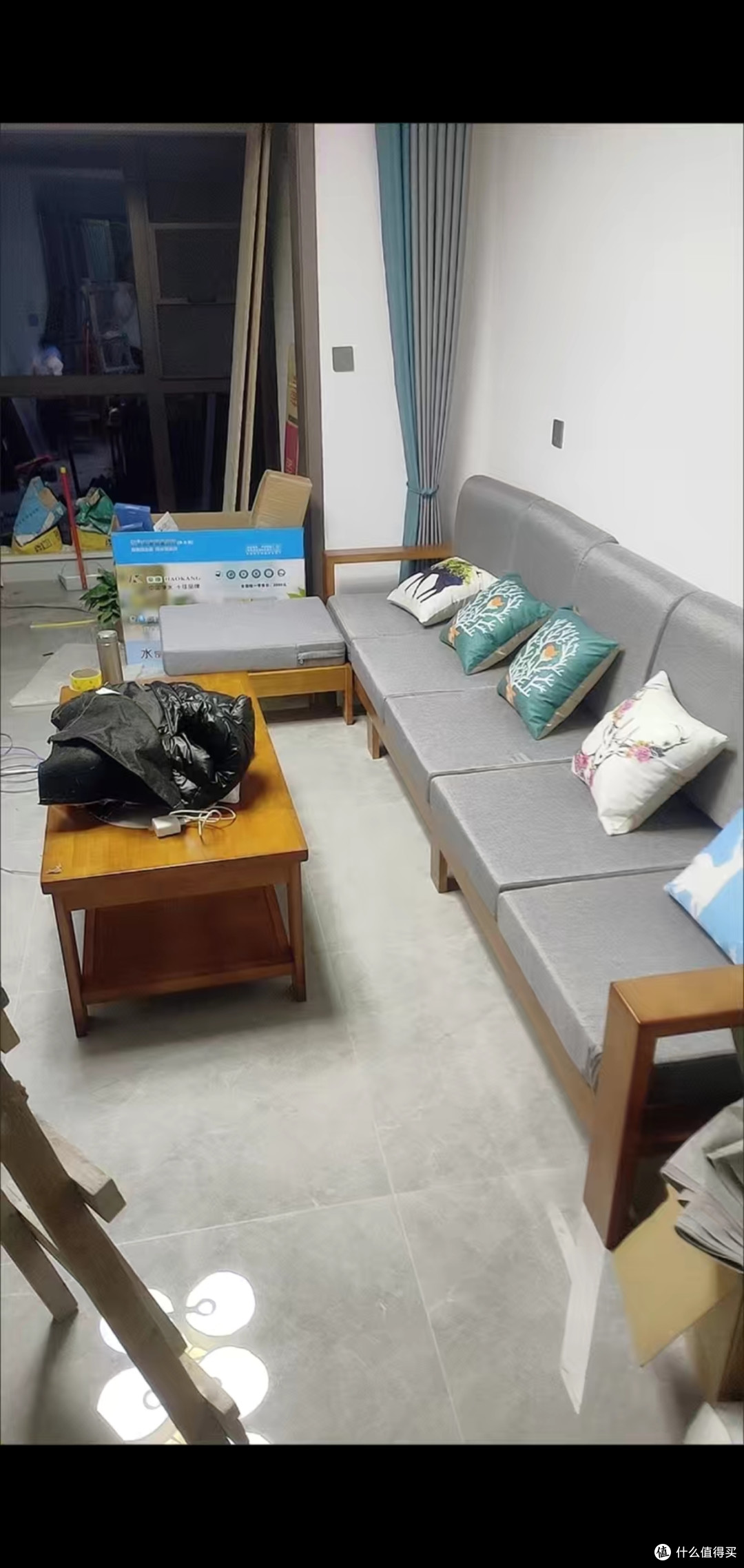 家里面更换新的布艺沙发