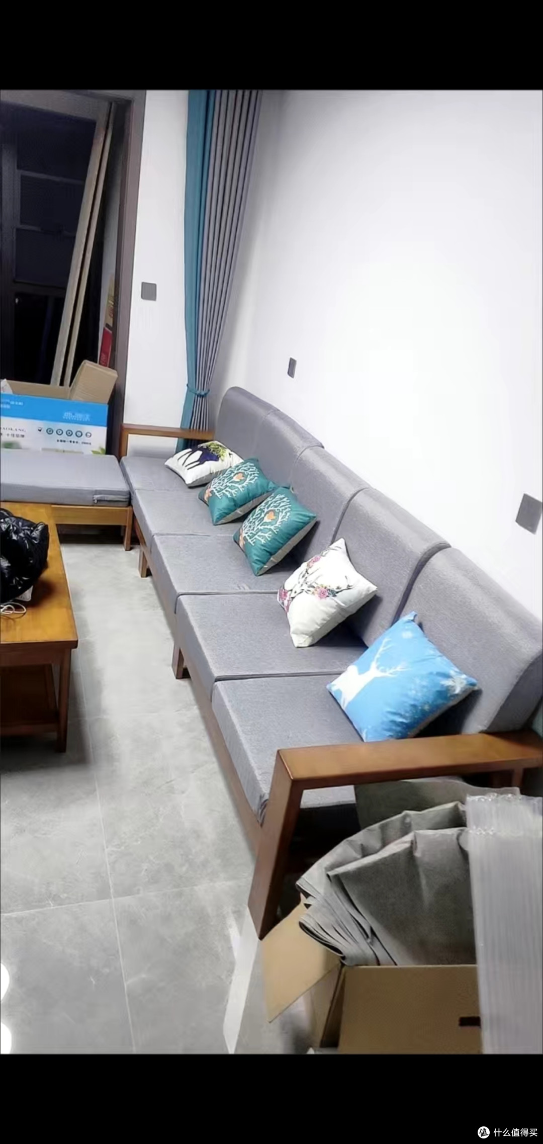 家里面更换新的布艺沙发
