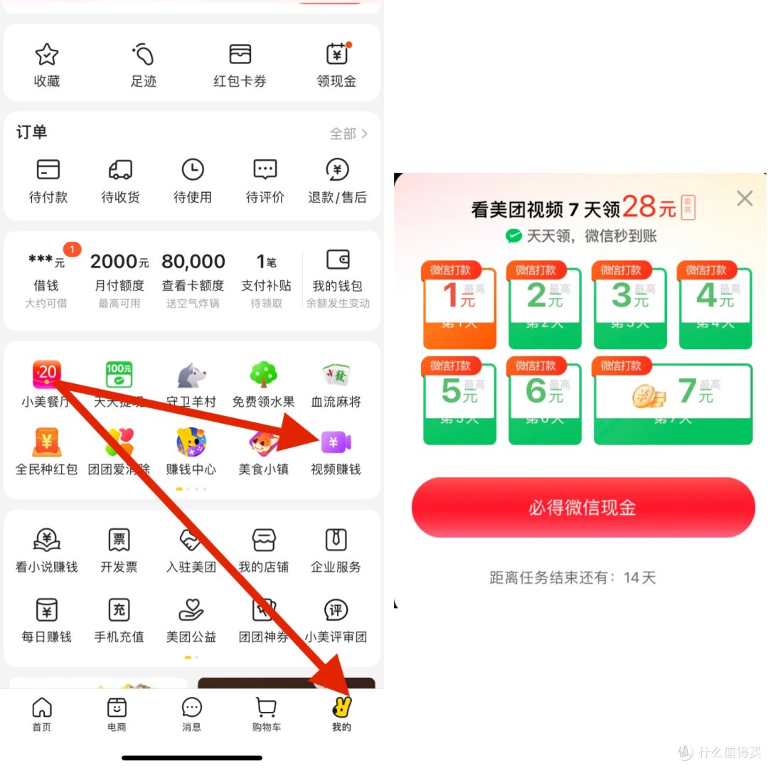 相当炸裂!联通APP人人免费白嫖10元猫超卡或沃尔玛!美团每天签到28元微信红包!亲测已拿!