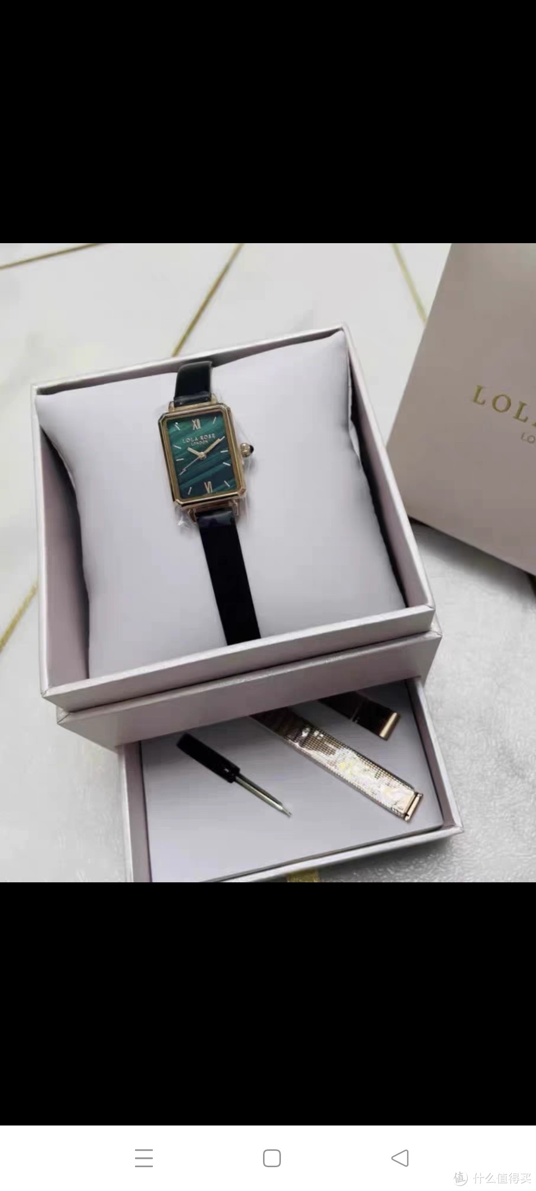 Lola Rose罗拉玫瑰小绿表+钢带女士手表女款生日礼物