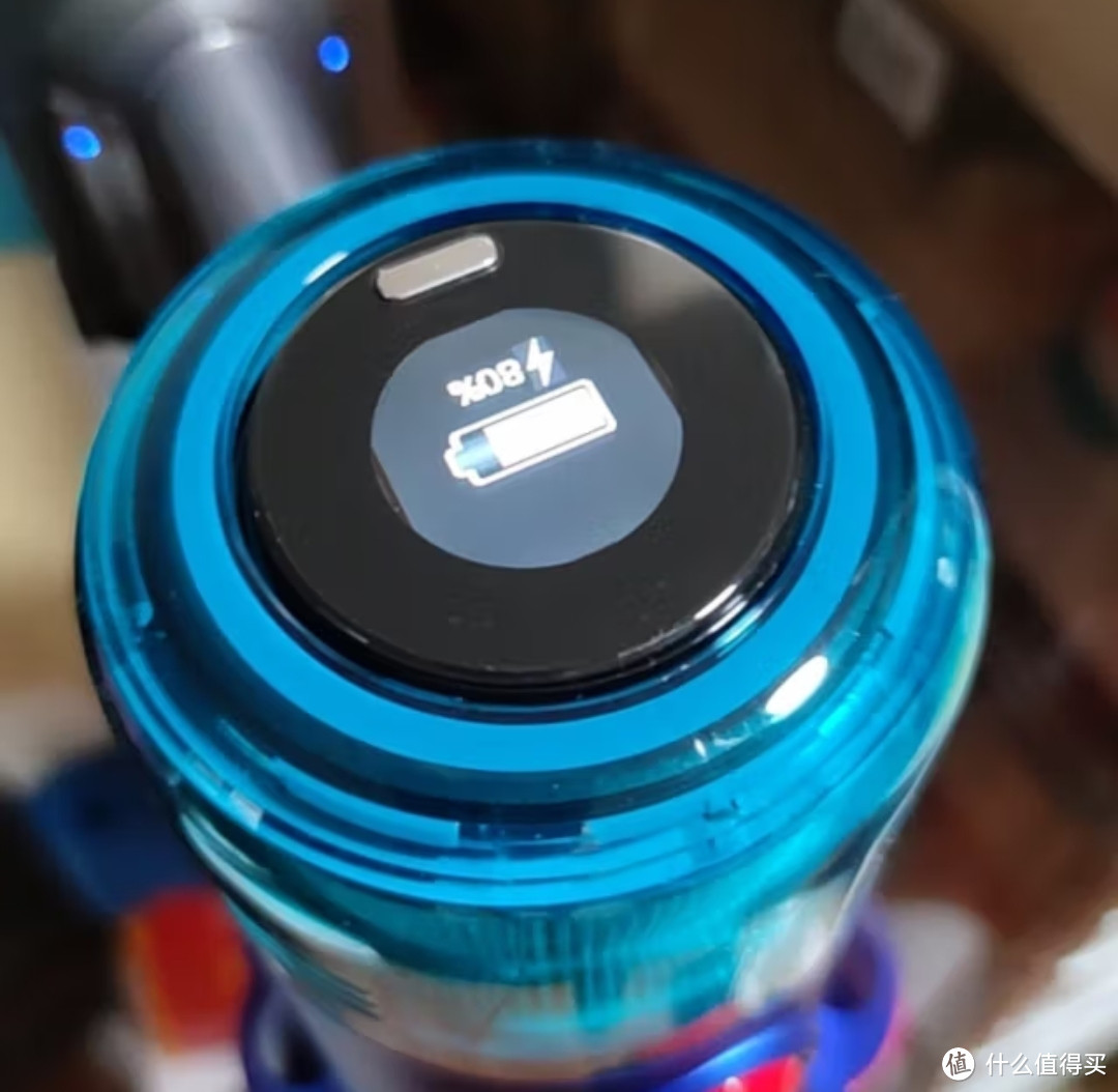 戴森(Dyson) V12 Detect Slim Fluffy无绳吸尘器(2022款蓝色)手持无线 除螨 宠物 家庭适用