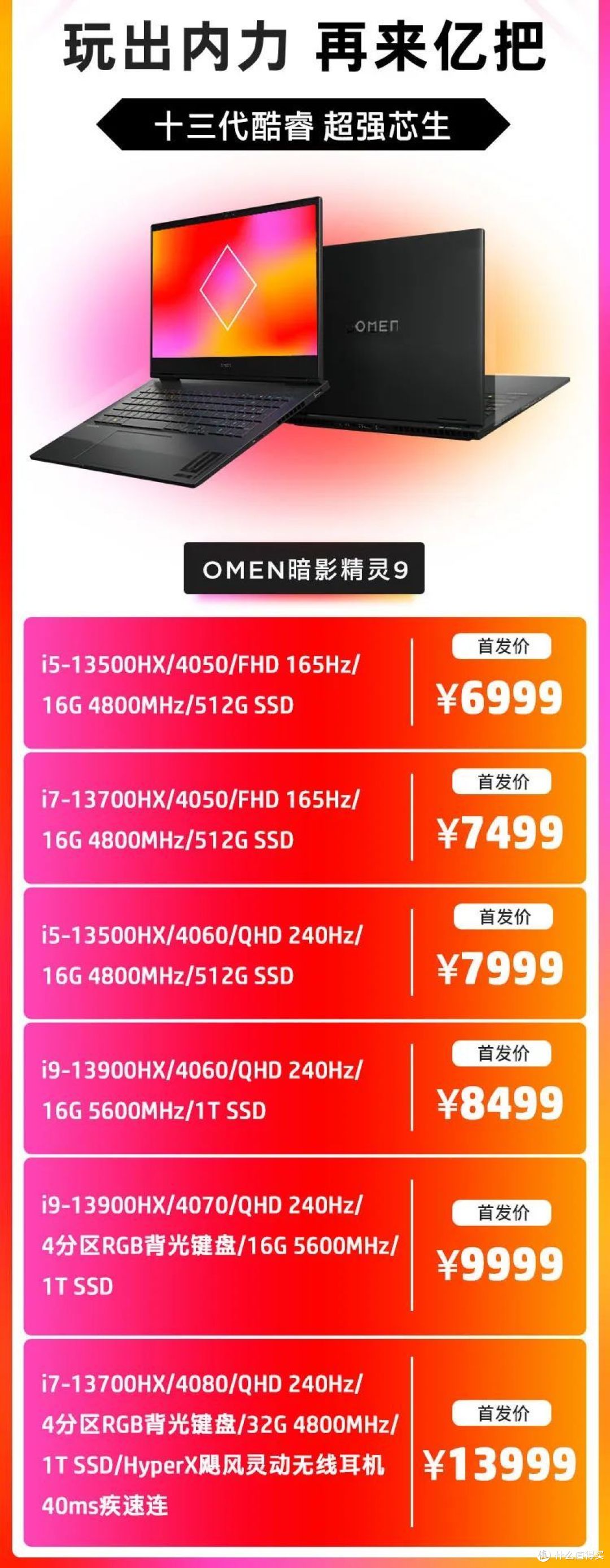 6999元起价大杀四方！惠普暗影精灵9是否值得选？