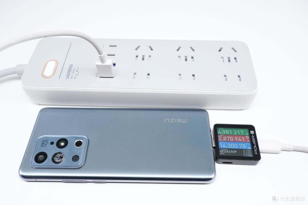 PD 65W 快充,更懂你的设备,绿联 65W 六位总控延长线插座