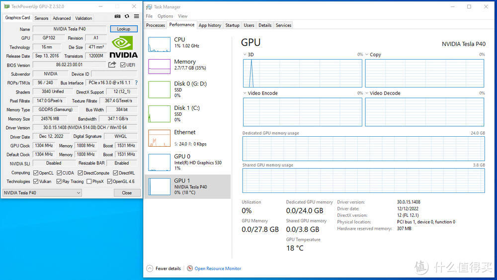 成功让 nvidia tesla 工作在 WDDM（打游戏）模式的方法