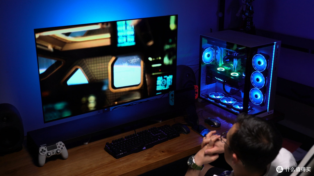 42寸 4K桌面配置升级:华擎X670E钢铁传奇+RTX4070ti装机show