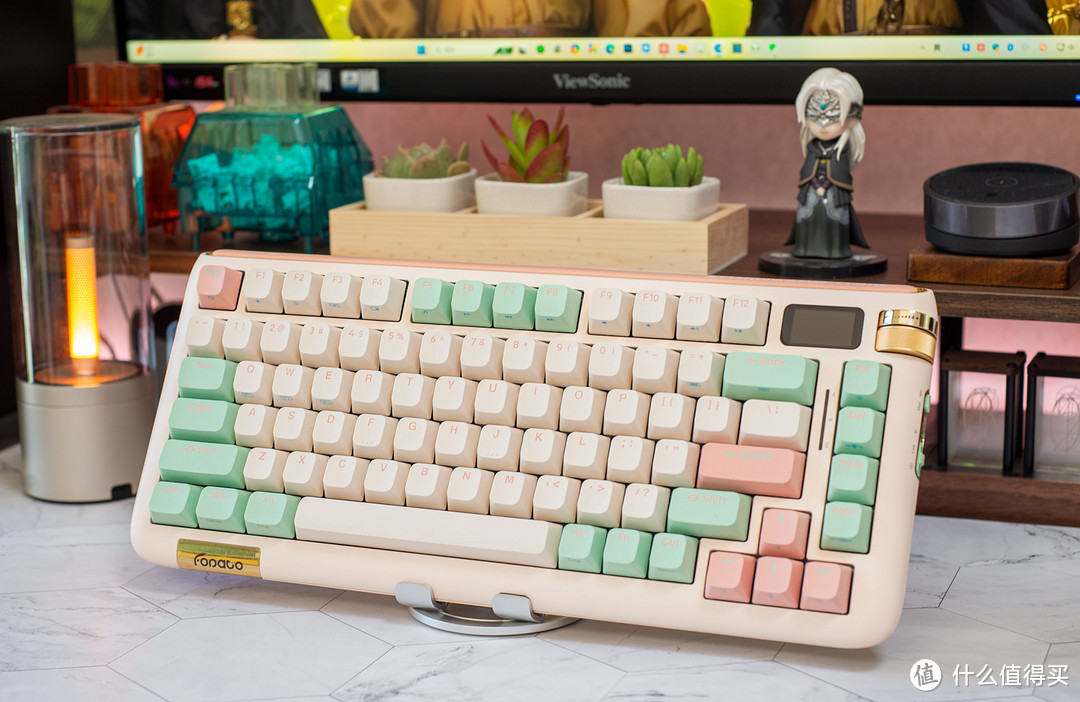 桌面的颜值担当，这该死的轻奢感简直叫人着迷｜虎八兔F75机械键盘赏析