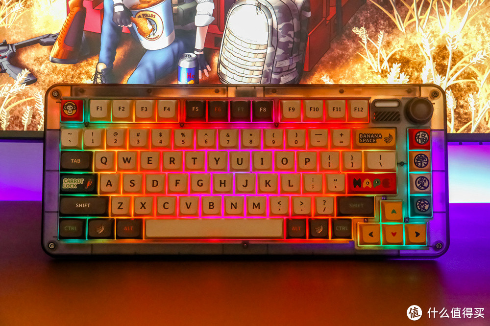 个性颜值实用器，铝厂IQUNIX ZX75乐人猿主题三模热插拔键盘分享