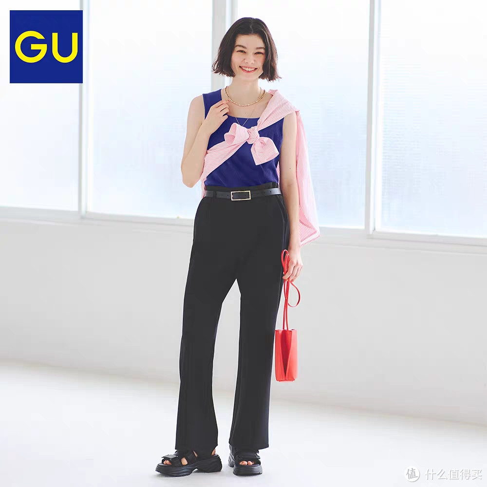 优衣库旗下GU好价•不到100元搞定五款女士超美长裤~春季出行必备~