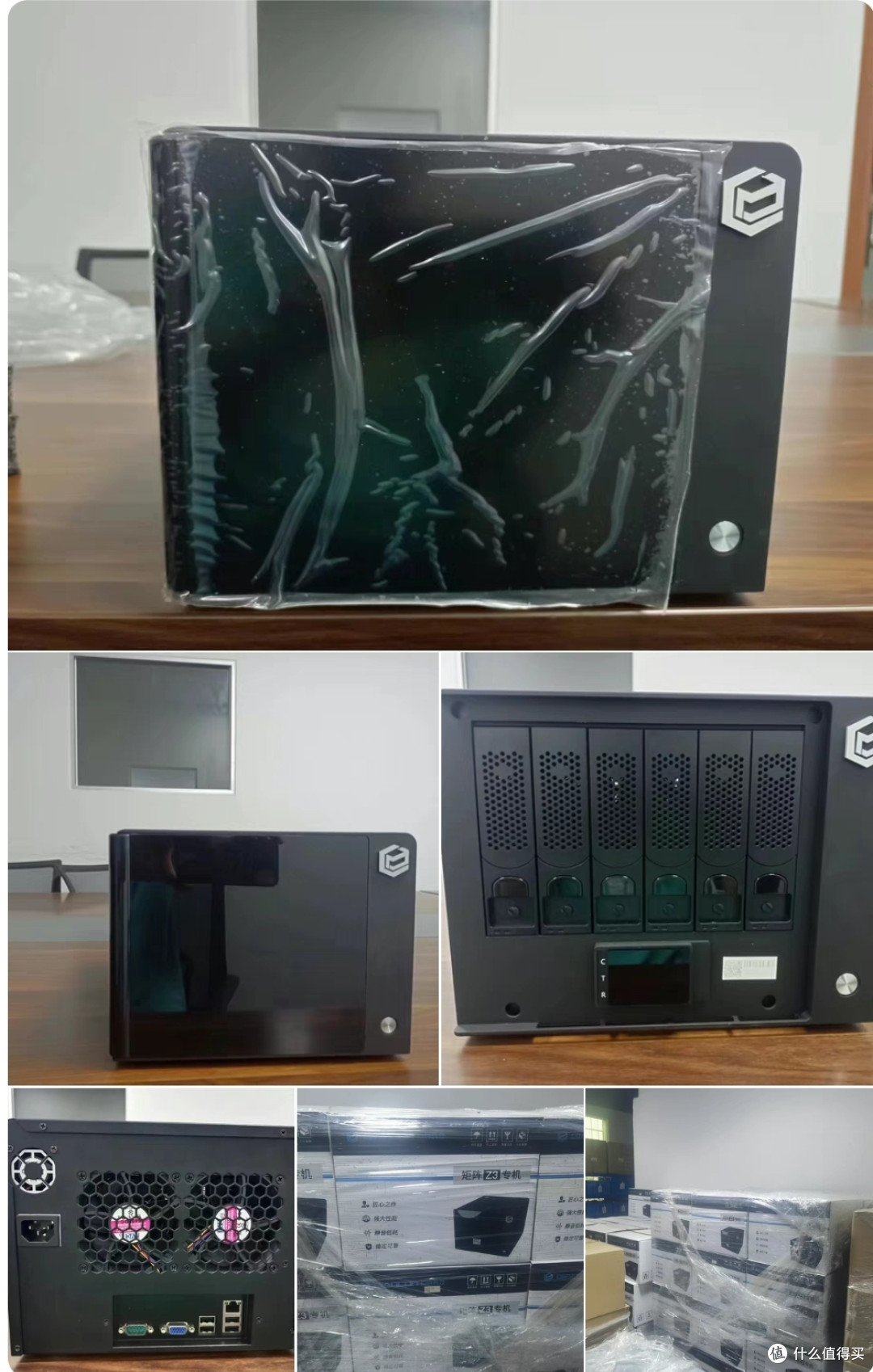 便宜好看六盘位NAS机箱带益恒电源