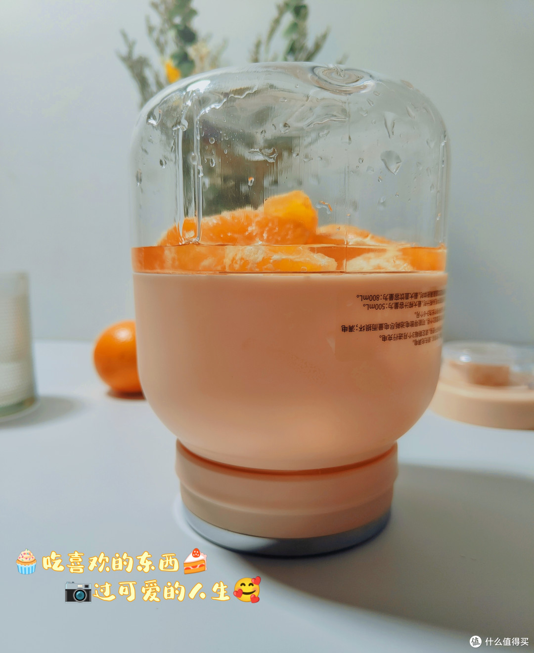 一杯双盖,切换自如!蓝宝吨吨榨汁桶,榨果汁太赞了!