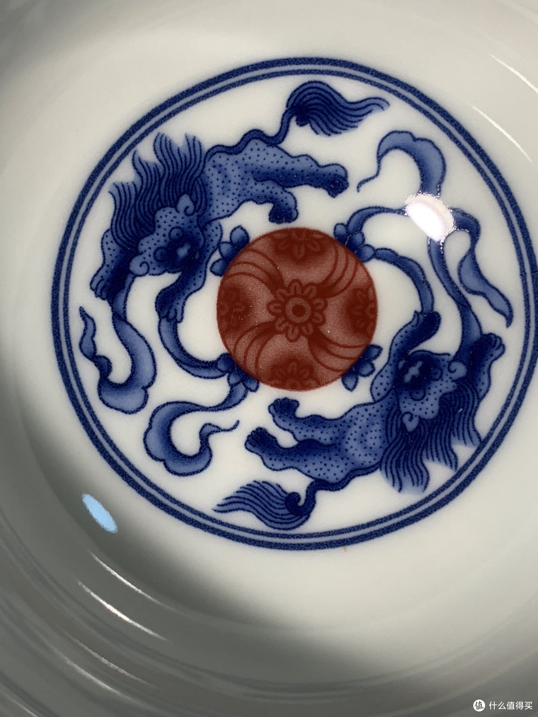 《宅》话 —— 青花釉里红缠枝盖碗