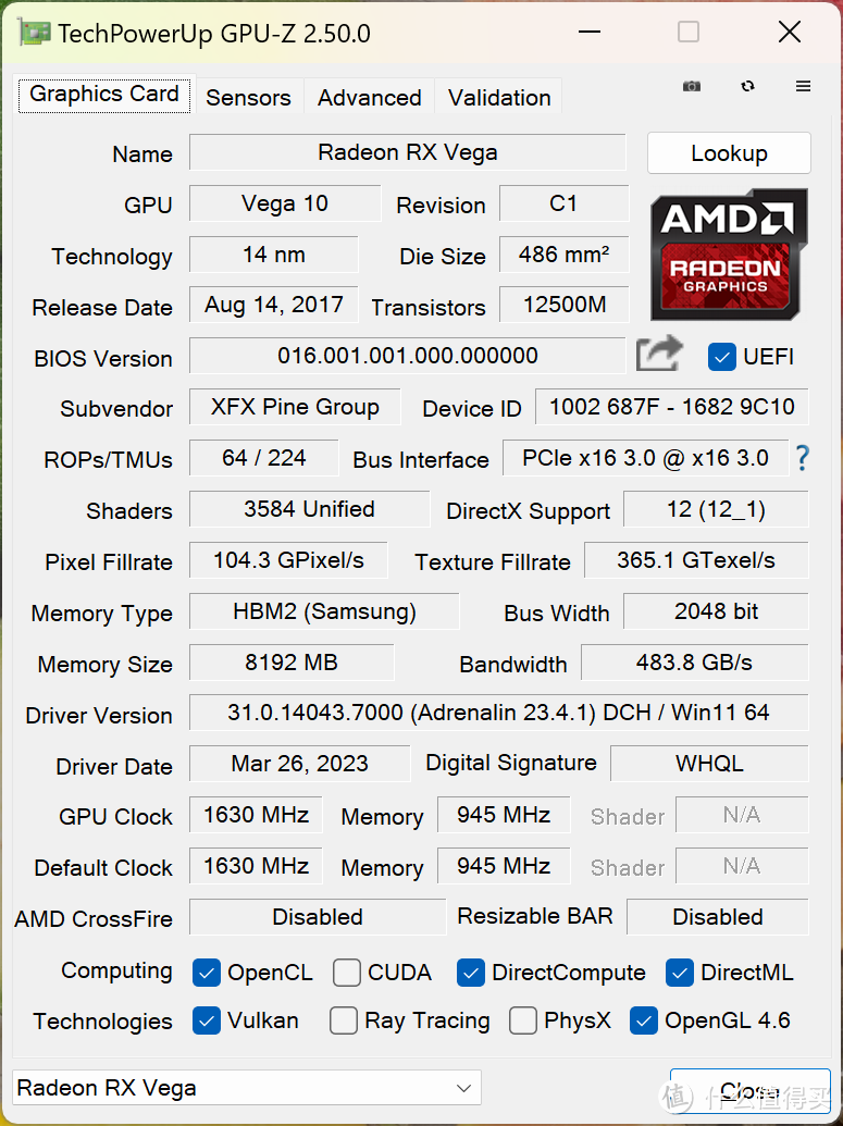 450入手RX VEGA56显卡、奋威FV-T919网卡，继续打造12代完美黑苹果双系统主机