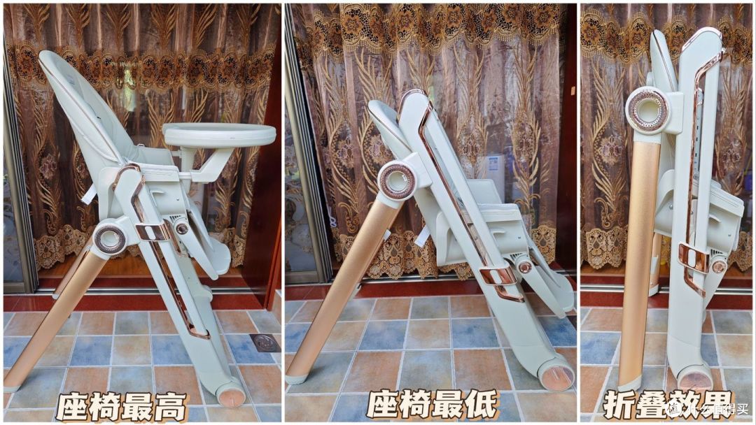这款座椅可一键折叠收纳，收好放在墙边也不容易倾倒，方便又安全