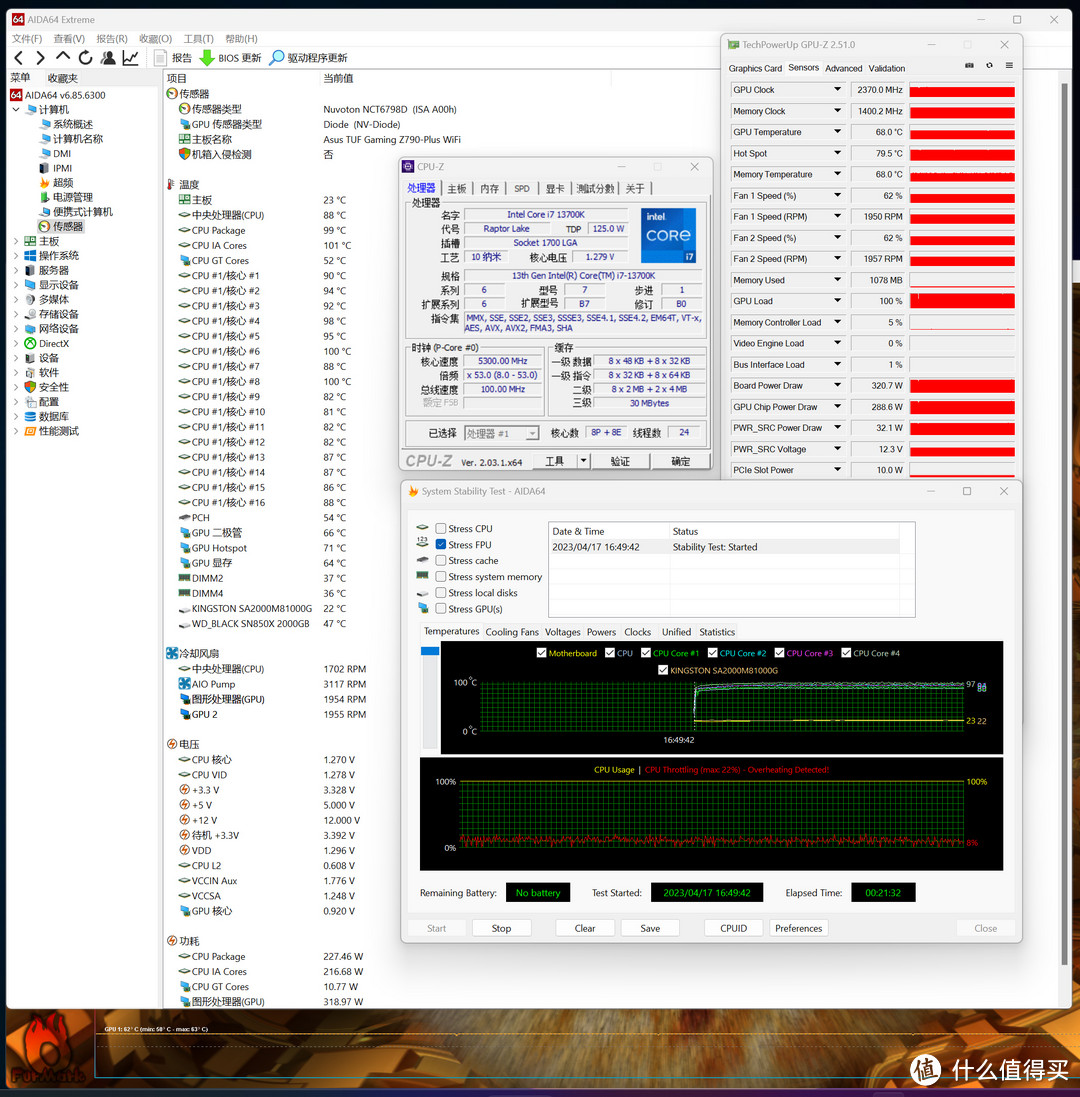 代码 37K TUF Z790 RTX 4080，后知后勇的 O11D EVO 全视版装机展示