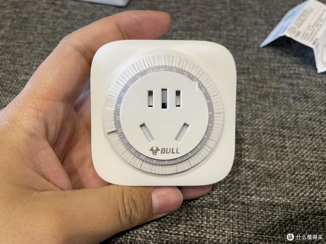 一年能省2160度电公牛16a大功率机械定时插座