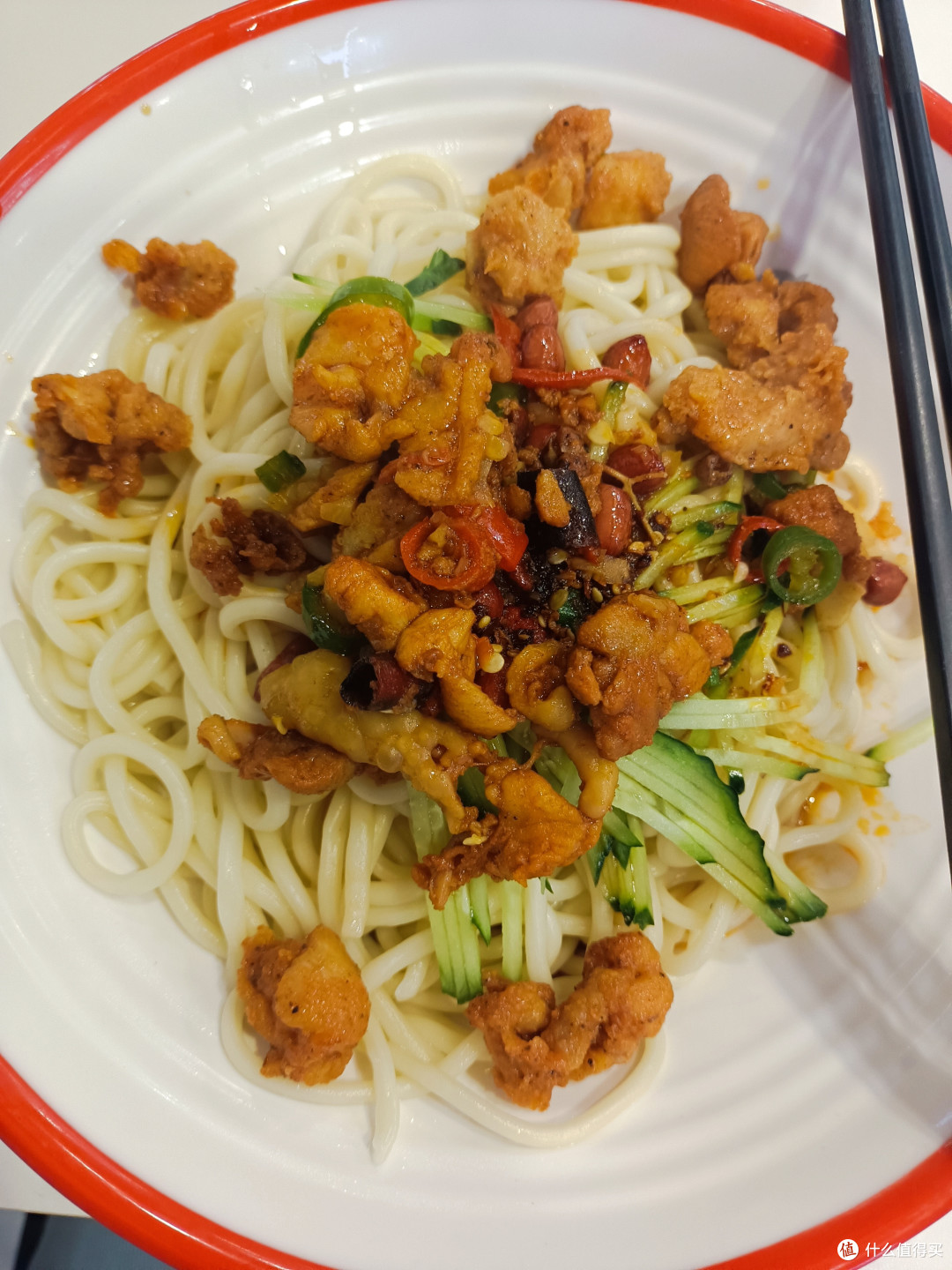 这拌面看起来就很有食欲啊~_小吃快餐_什么值得买