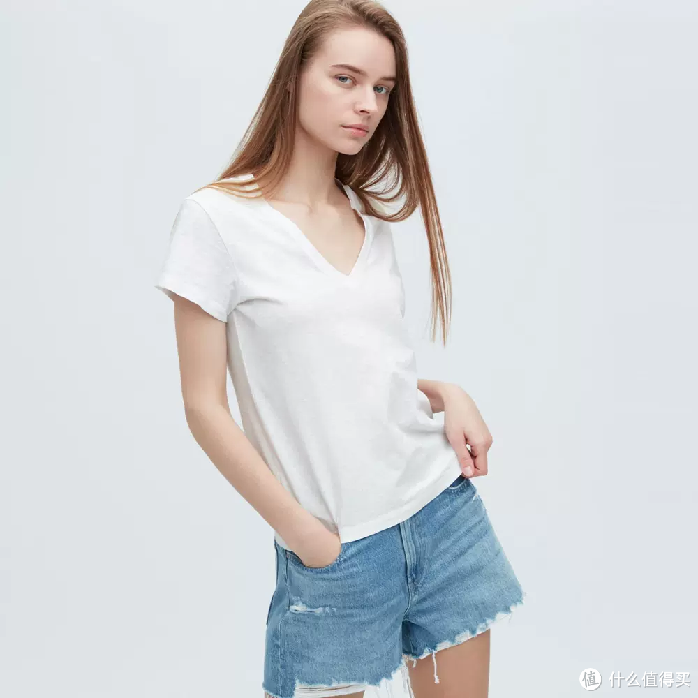 优衣库白色T恤合集！便宜好穿，春季必备的打底单品，强烈推荐
