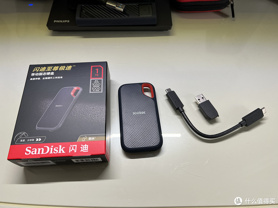 老婆大人的新数码好物-闪迪1TB Nvme 移动固态硬盘E61至尊极速卓越版