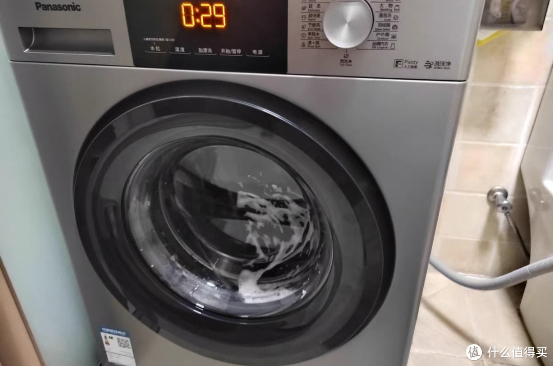 松下10公斤全自动家用大容量变频滚筒洗衣机洗脱一体N1MT洗衣机