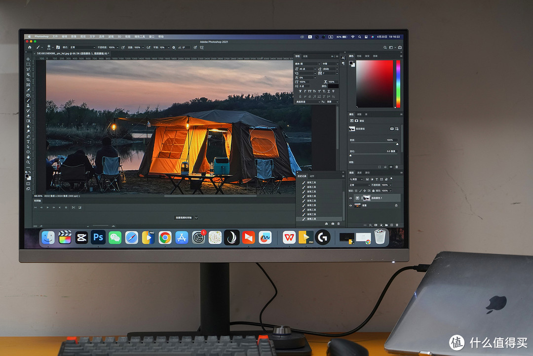 TYPE-C直连MacBook+90W反向充电，真正好用的广色域显示器--明基PD2706U设计专业显示器使用评测