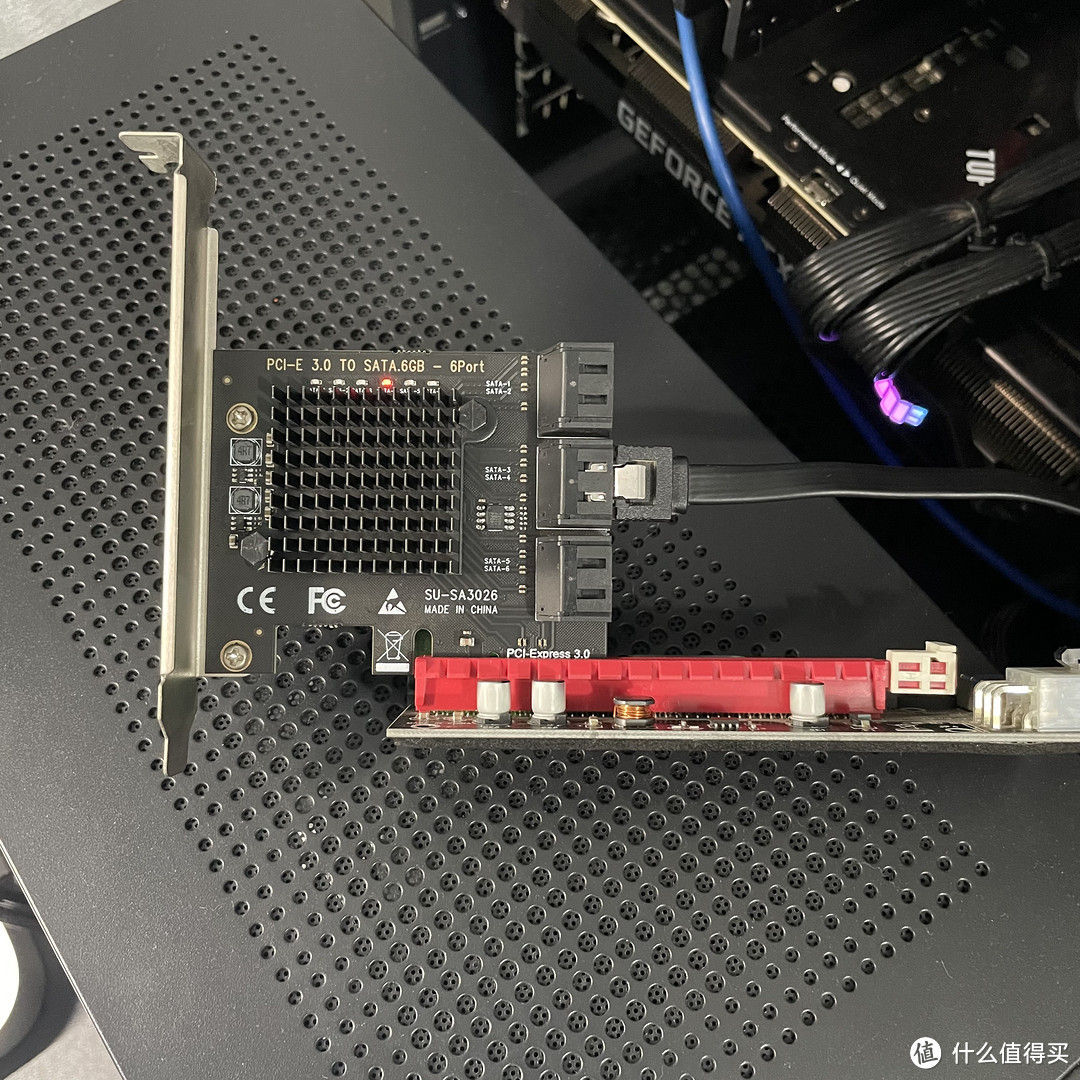 捡垃圾：63元的ASM1166 PCI-E转SATA六口转接卡