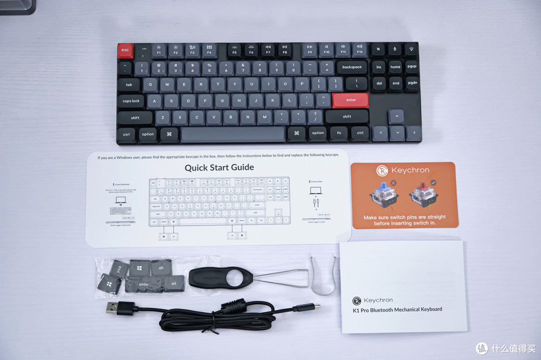 超轻薄、兼容双系统,Keychron K1Pro蓝牙双模机械键盘分享