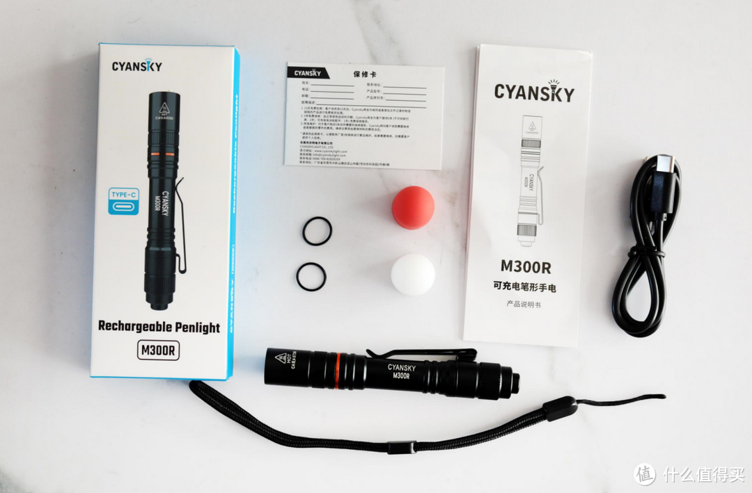 外观硬核，防水易携带，CYANSKY M300R笔形手电入手体验